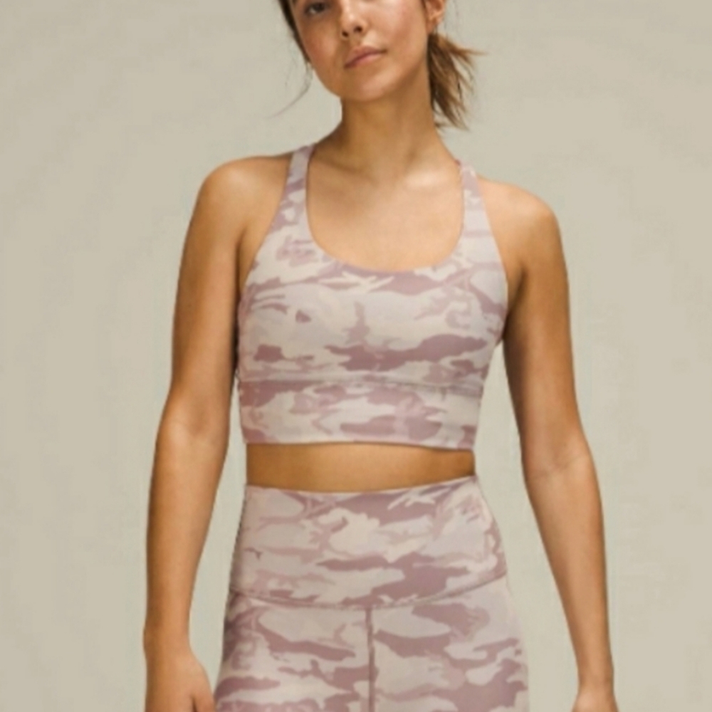 Lululemon camo energy bra top